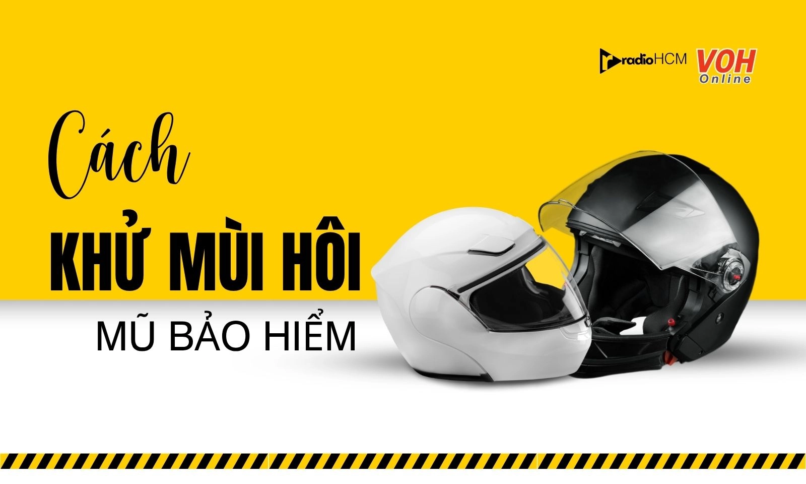 4 cách khử mùi hôi mũ bảo hiểm sạch thơm nhanh chóng