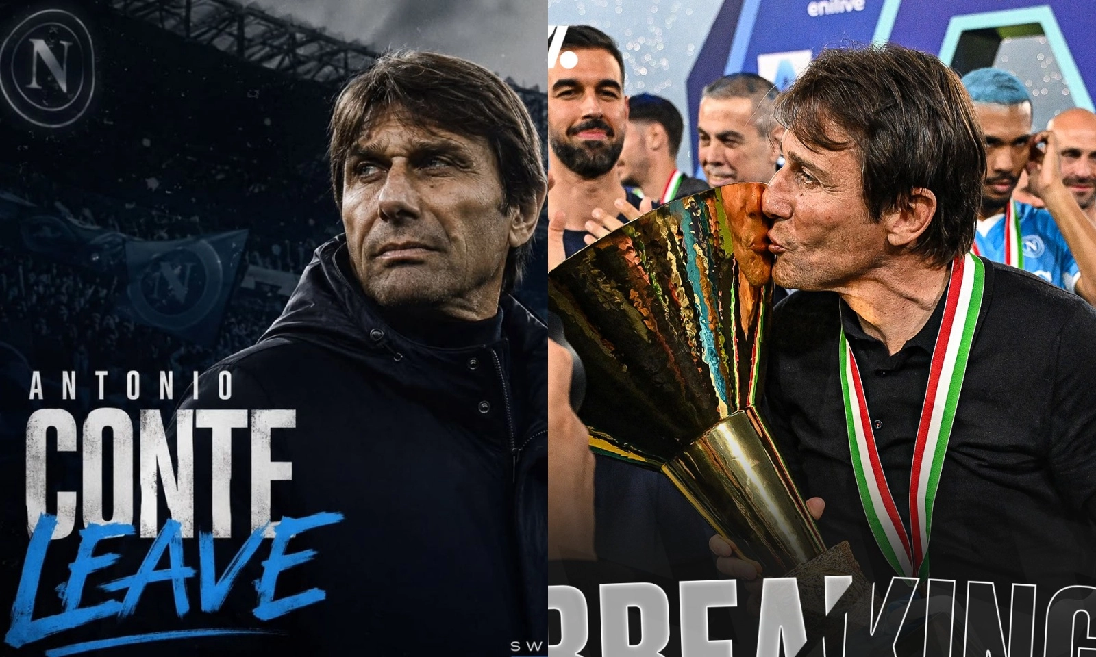 Chia tay Napoli, Conte đạt thoả thuận tiếp quản đội bóng mới mà cũ
