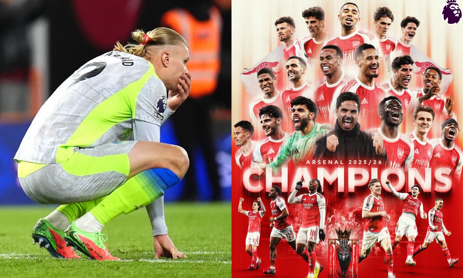 CHÍNH THỨC! Man City ngã ngựa, Arsenal vô địch Ngoại hạng Anh