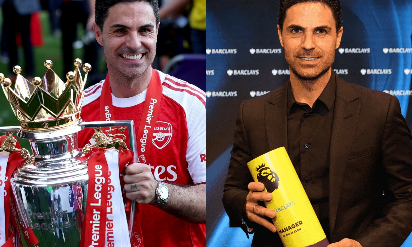 Arteta vô đối ẵm giải thưởng số một Ngoại hạng Anh