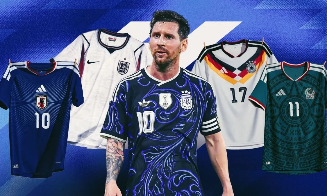 Top 10 áo đấu World Cup 2026: Argentina đẹp nhất | Brazil hạng 9