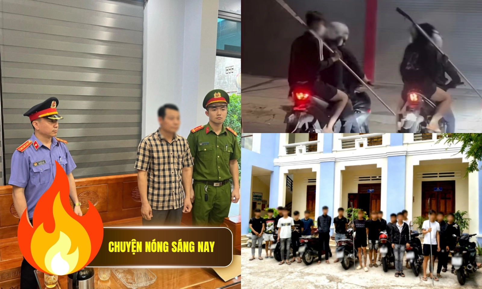 Chuyện nóng sáng 6/6: Bắt tạm giam hiệu trưởng nhận hối lộ | Triệu tập 17 đối tượng truy sát người