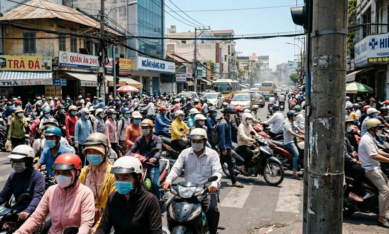 Nắng nóng bao trùm, chiều tối mưa dông