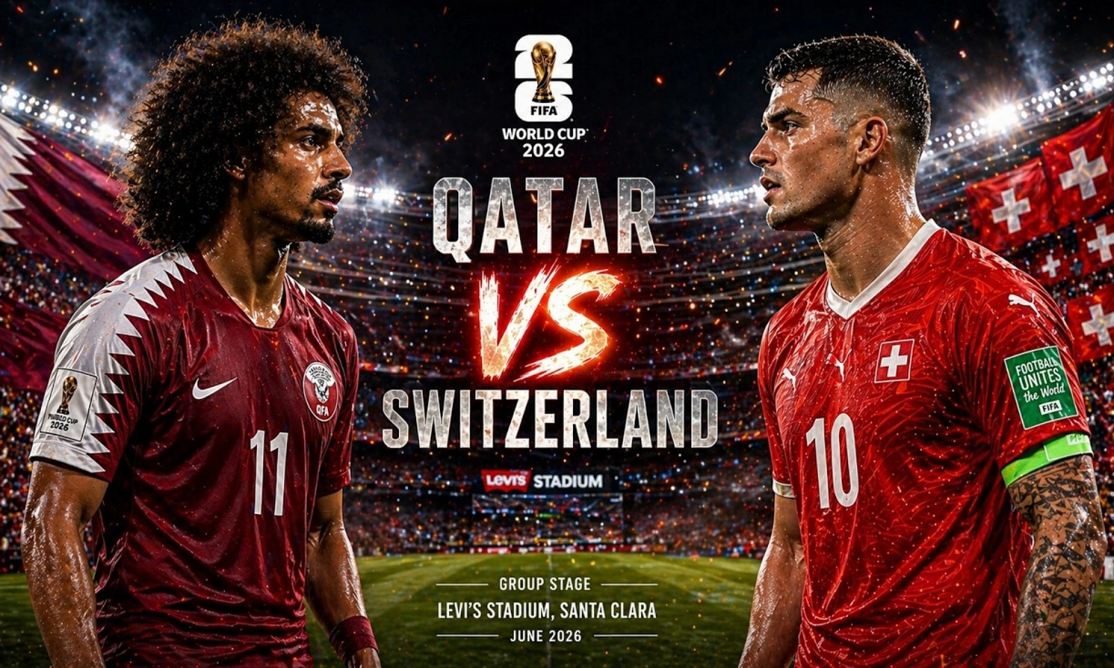 Nhận định Qatar vs Thuỵ Sĩ (02h00 ngày 14/6): Chênh lệch đẳng cấp