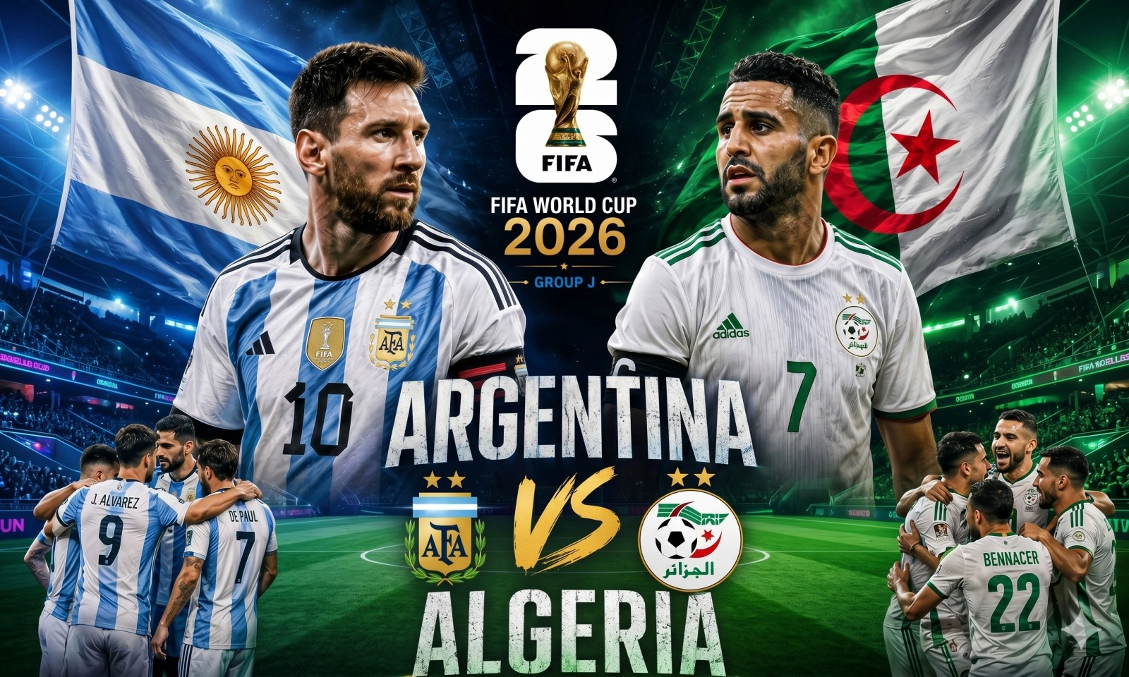 Nhận định Argentina vs Algeria (08h00 ngày 17/6): Messi đi săn