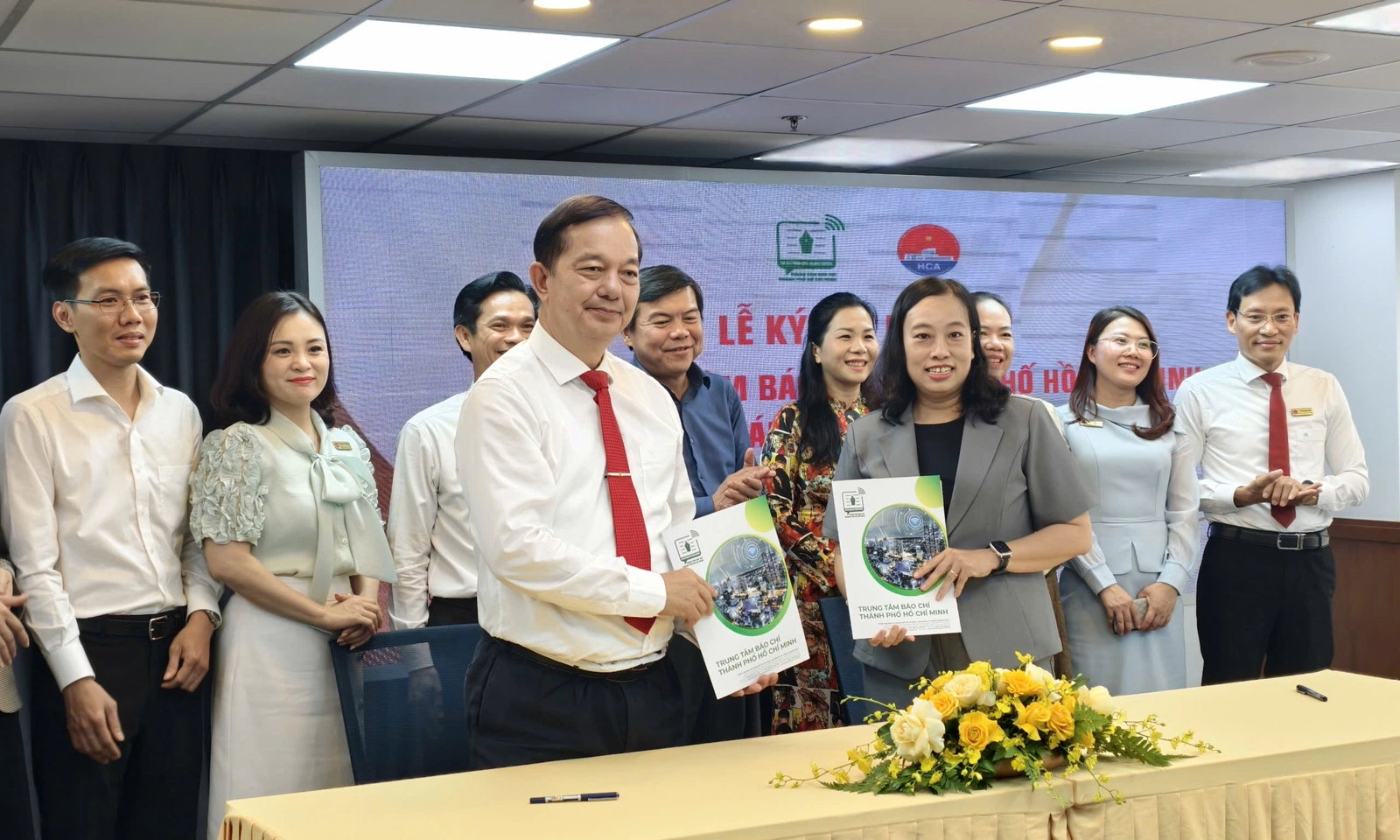 Trung tâm Báo chí TPHCM và Học viện Cán bộ hợp tác đào tạo, nghiên cứu