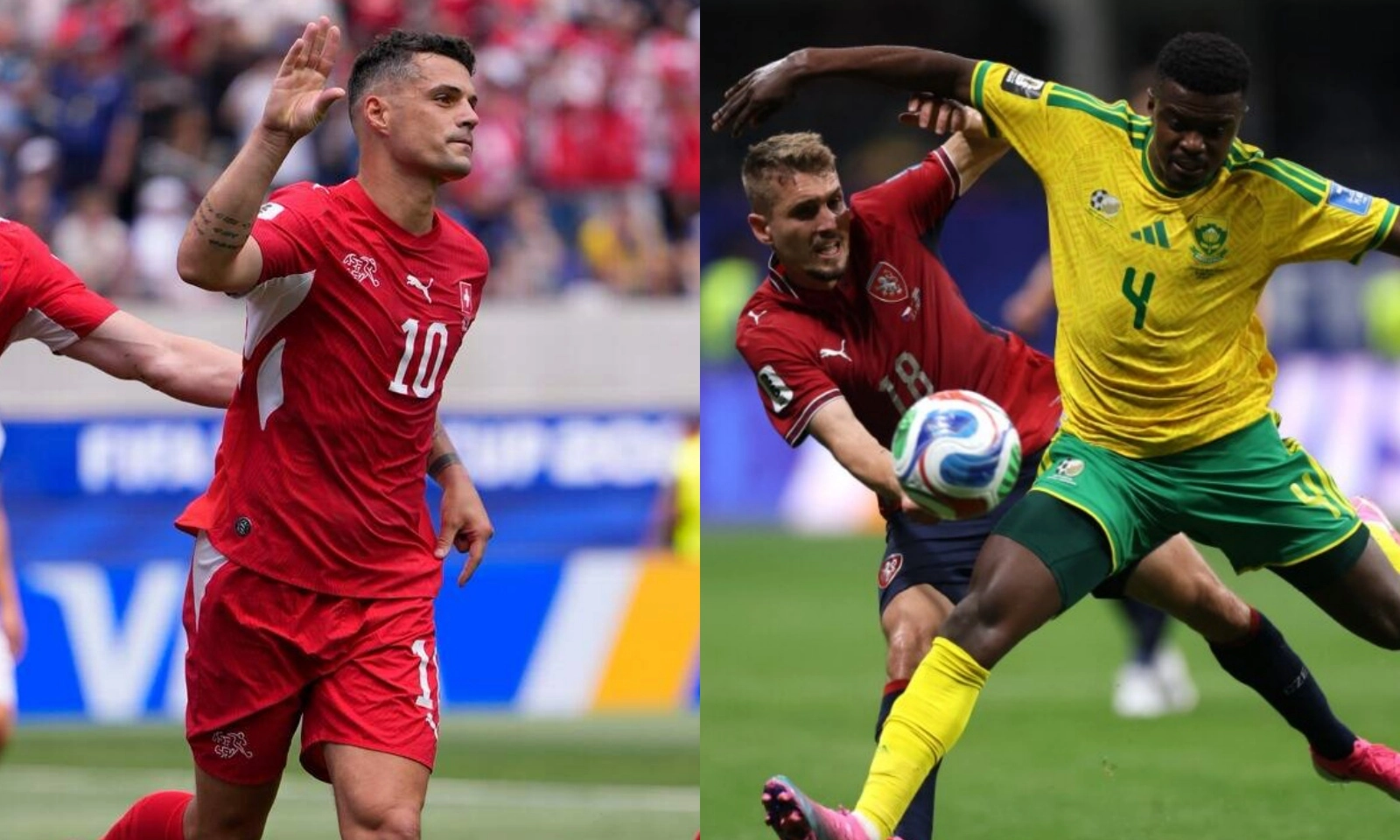 Kết quả World Cup hôm nay: Xhaka vùi dập Bosnia và Herzegovina | Nam Phi níu chân Cộng Hoà Czech