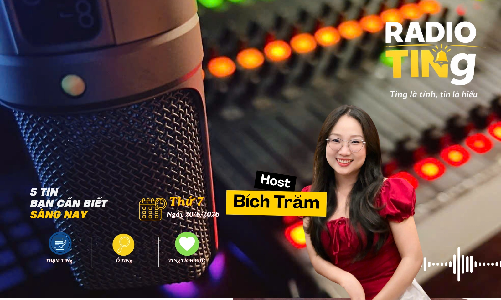 RADIO TINg 20/6: Từ chủ trương miễn phí vé xe buýt đến sự thật ngỡ ngàng về thói quen uống nước