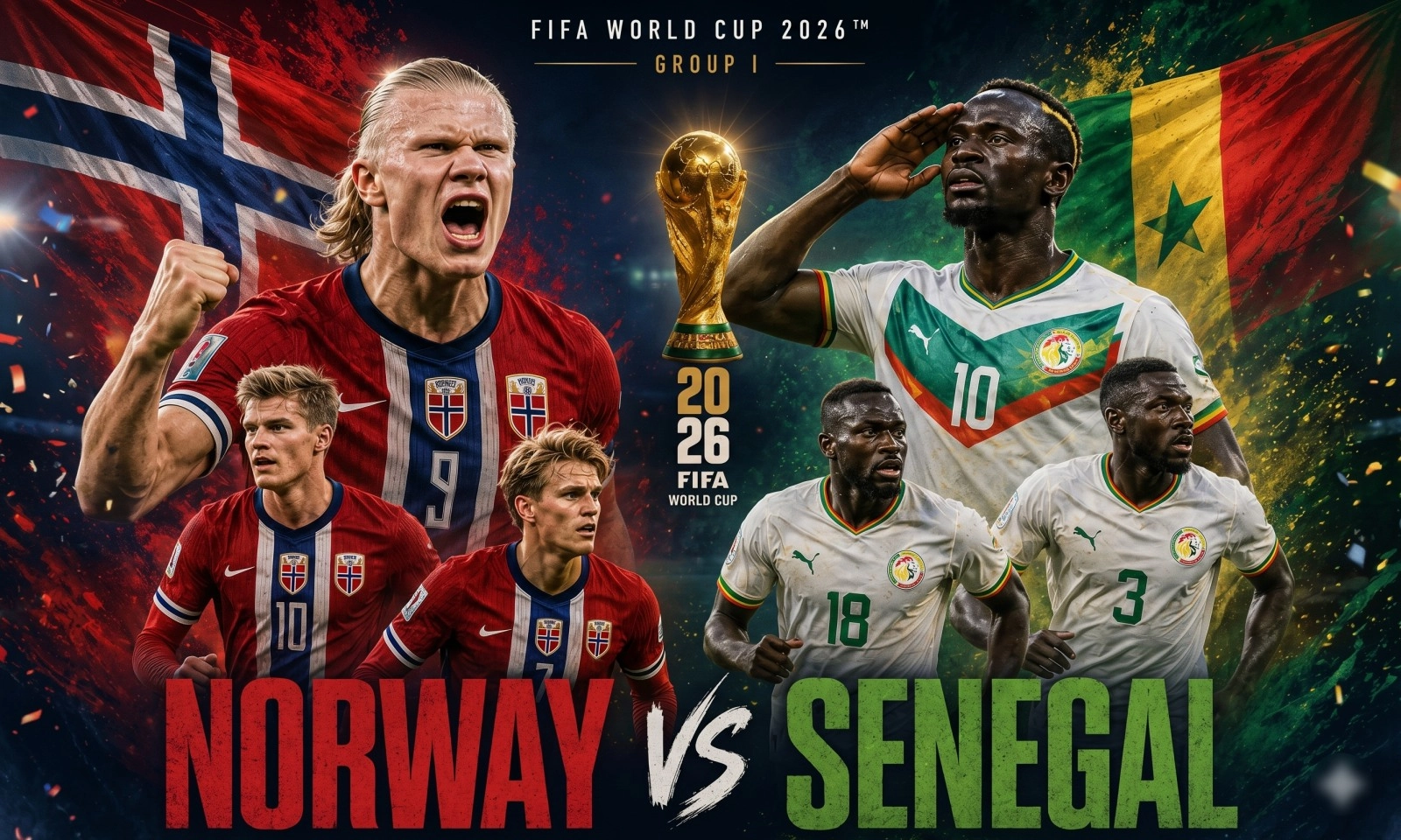Nhận định Na Uy vs Senegal (07h00 ngày 23/6): Cạm bẫy chờ Haaland