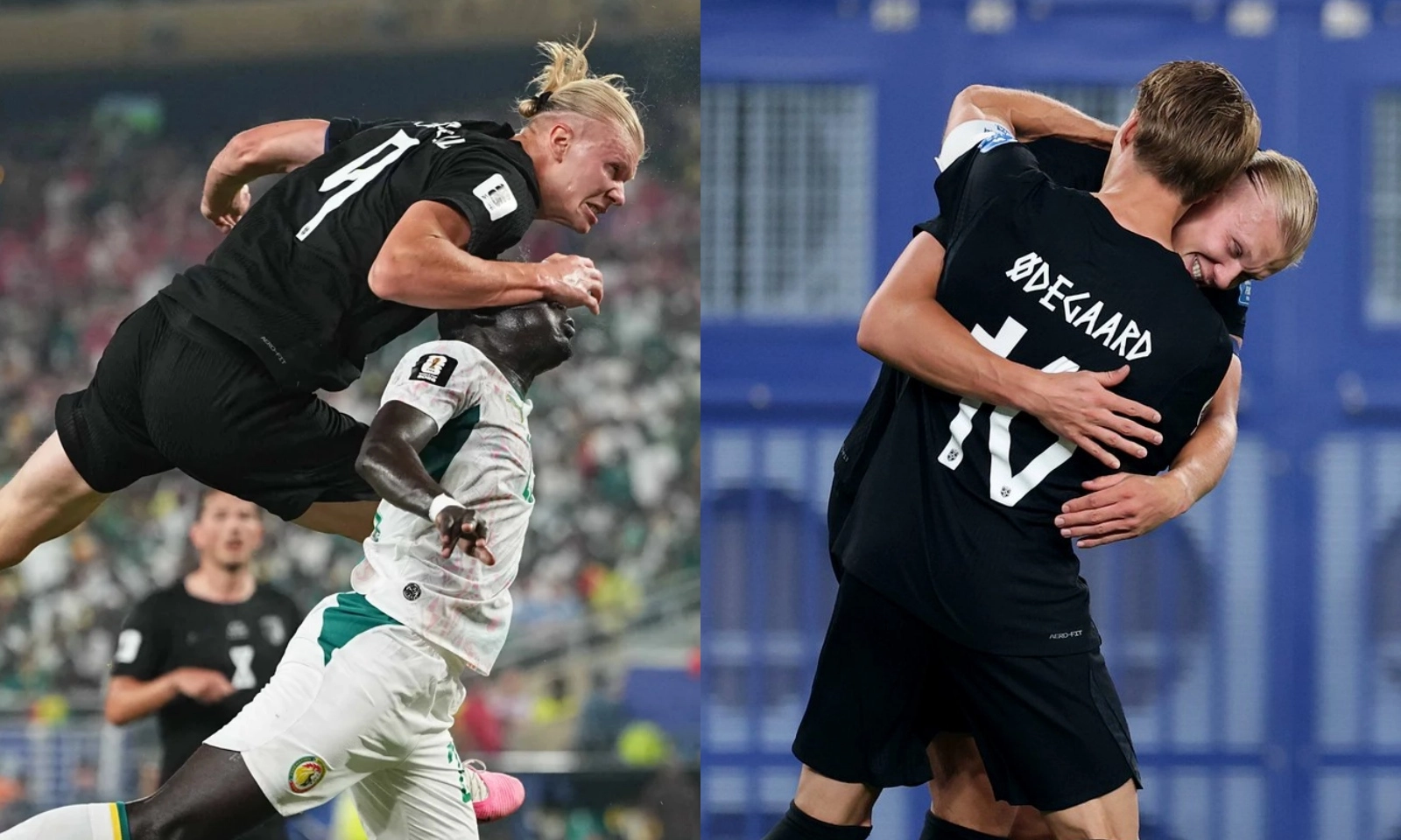 Haaland không chịu thua Mbappe - Messi, hóa mãnh hổ xơi tái Sư tử Senegal