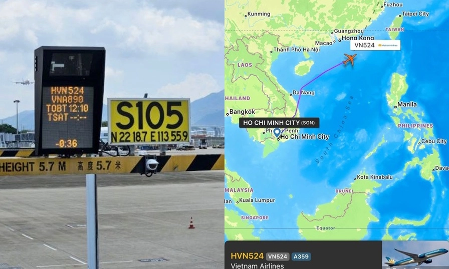 Chuyến bay TPHCM – Thượng Hải hạ cánh khẩn tại Hồng Kông, cấp cứu hành khách Việt gặp sự cố sức khỏe