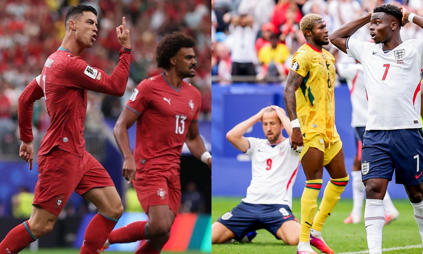 Kết quả World Cup hôm nay: Ronaldo thức tỉnh lập cú đúp | Kane sút bay chiến thắng của tuyển Anh