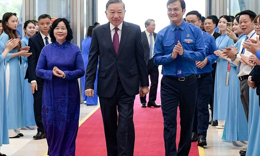 Tổng Bí thư, Chủ tịch nước Tô Lâm dự phiên trọng thể Đại hội Đoàn toàn quốc lần thứ XIII