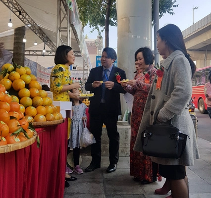 Gần 50 gian hàng nông sản, thực phẩm tỉnh Hòa Bình góp mặt tại hệ thống Co.opmart khu vực Hà Nội