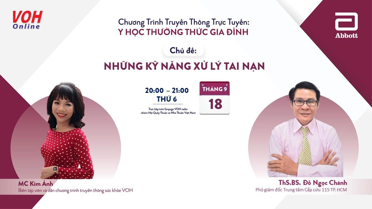 [LIVE] NHỮNG KỸ NĂNG XỬ LÝ TAI NẠN THƯỜNG GẶP - Y HỌC THƯỜNG THỨC GIA ĐÌNH - 18/9/2020