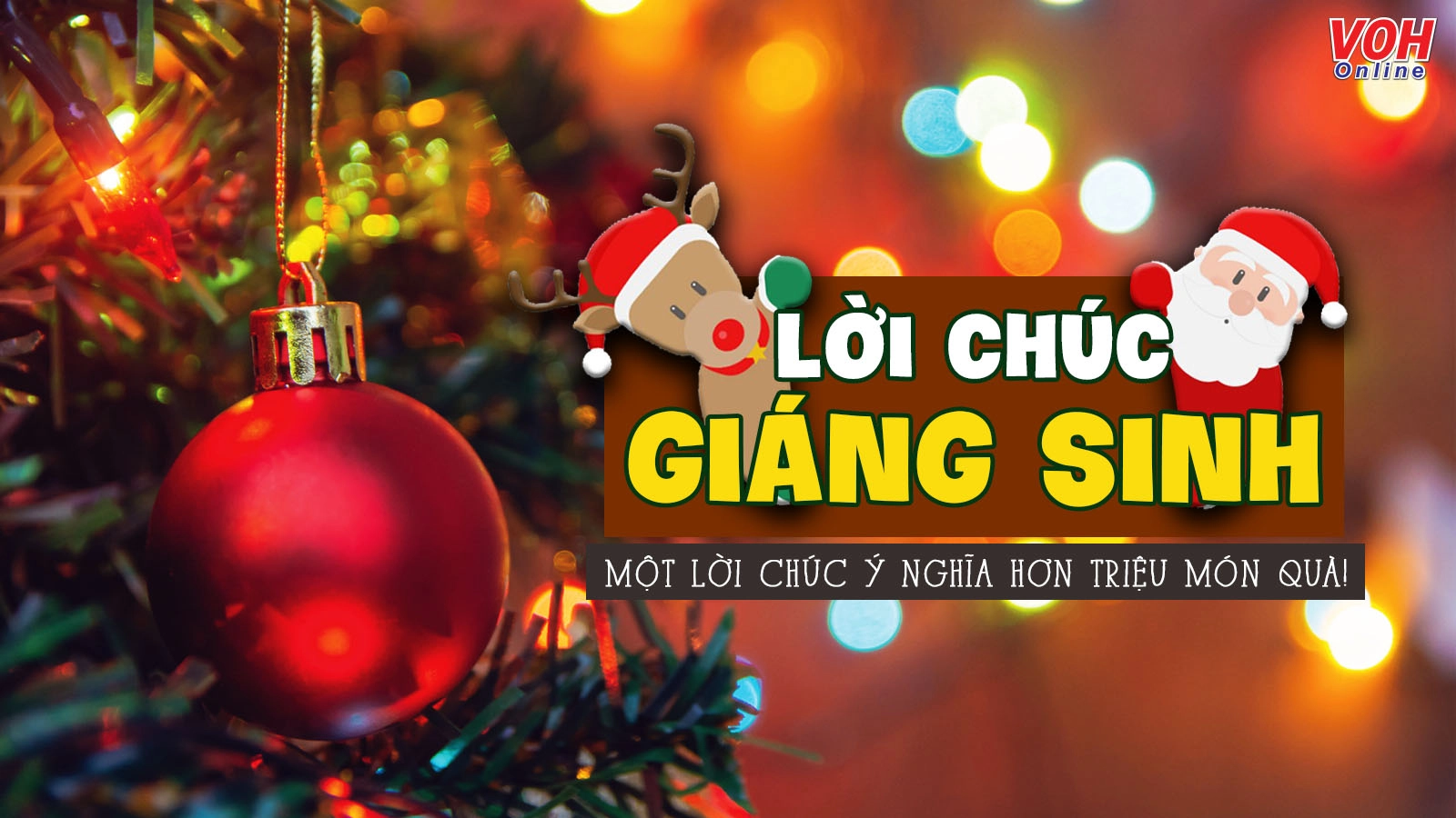 115 lời chúc Giáng sinh an lành, chúc Noel ngắn gọn, ý nghĩa