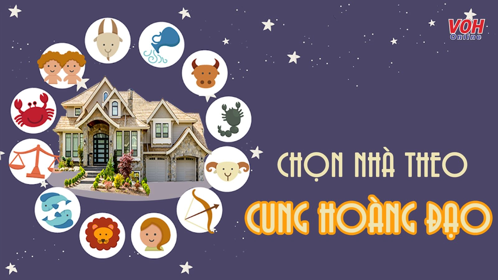 Gợi ý các mẫu nhà theo cung hoàng đạo lý tưởng