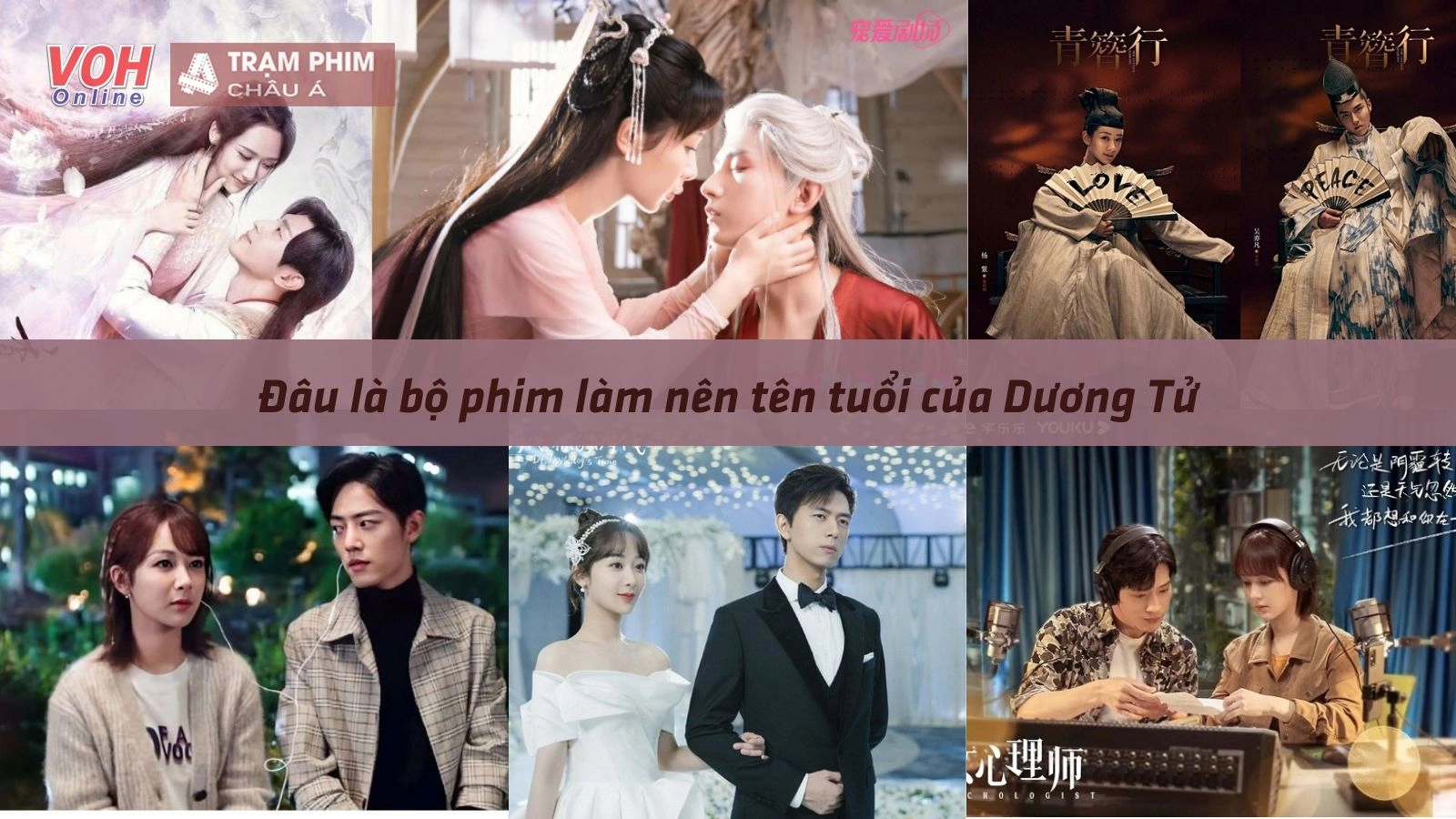 Top 20 bộ phim của Dương Tử hay nhất trong sự nghiệp