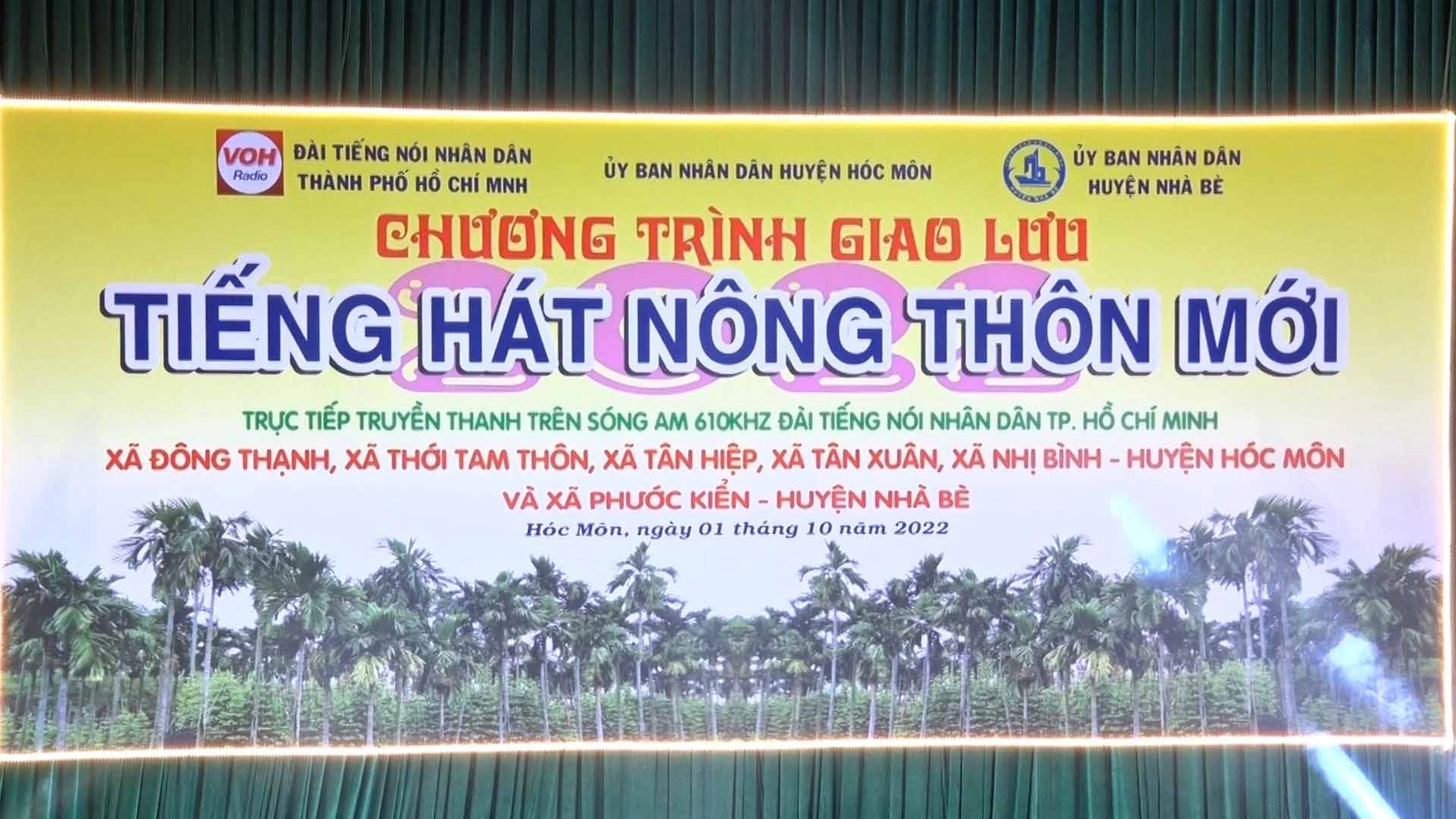 Tiếng hát nông thôn mới 2022: Huyện Hóc Môn 1/10/2022