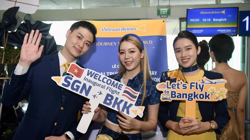 Vietravel Airlines khai trương đường bay TPHCM - Bangkok