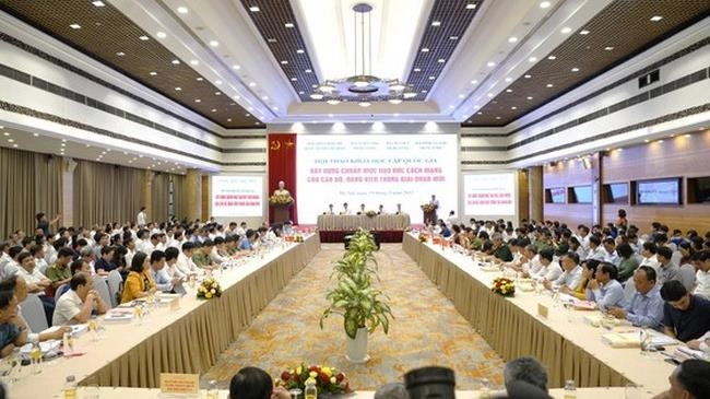 Hội thảo khoa học quốc gia về xây dựng chuẩn mực đạo đức cách mạng của cán bộ, đảng viên