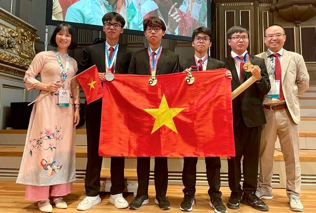 Việt Nam giành 3 huy chương vàng, 1 huy chương bạc Olympic Hóa học quốc tế