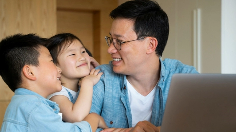 Cha mẹ đừng bày tỏ sự lo lắng của mình trước mặt con trẻ