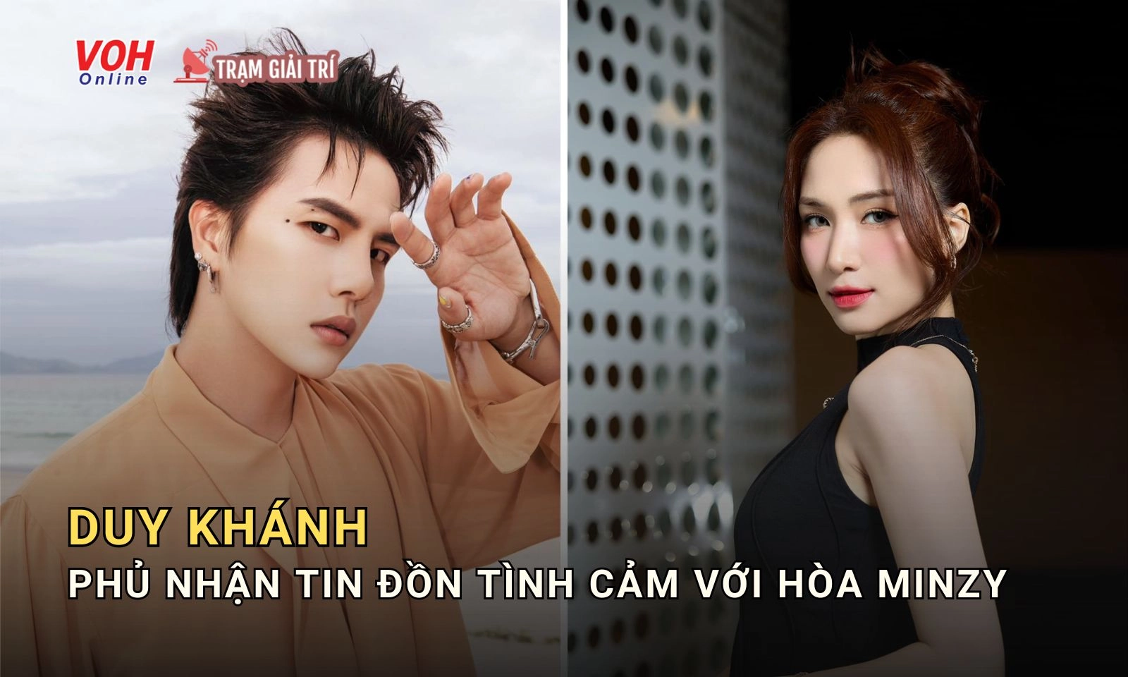 Duy Khánh lên tiếng về bức ảnh ôm hôn Hòa Minzy
