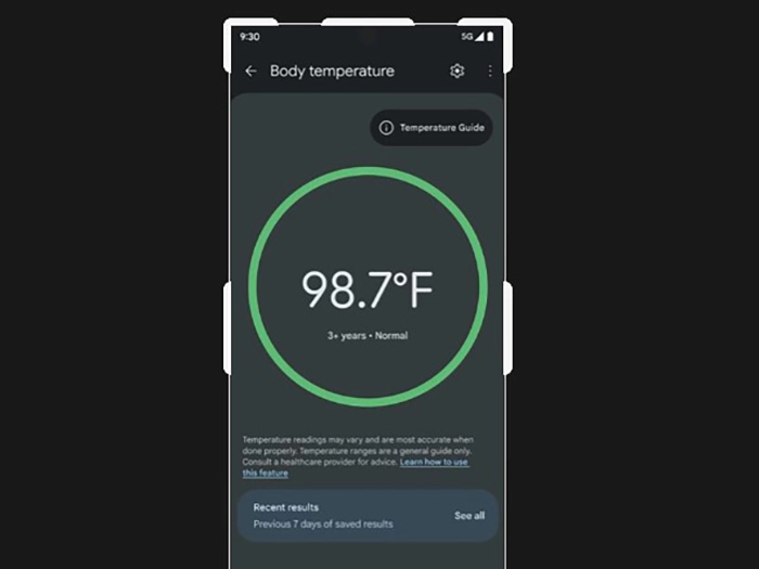 Chiếc Android của bạn bổng trở thành nhiệt kế trong bản nâng cấp mới nhất