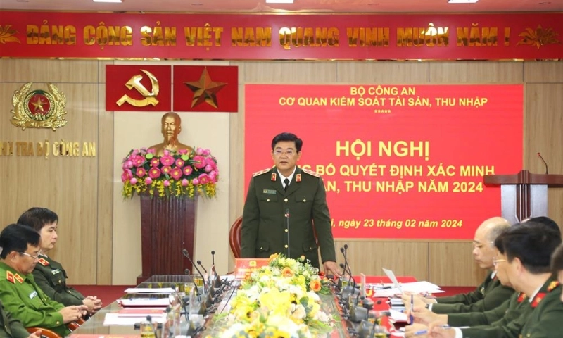 Xác minh tài sản, thu nhập của người có chức vụ trong CAND