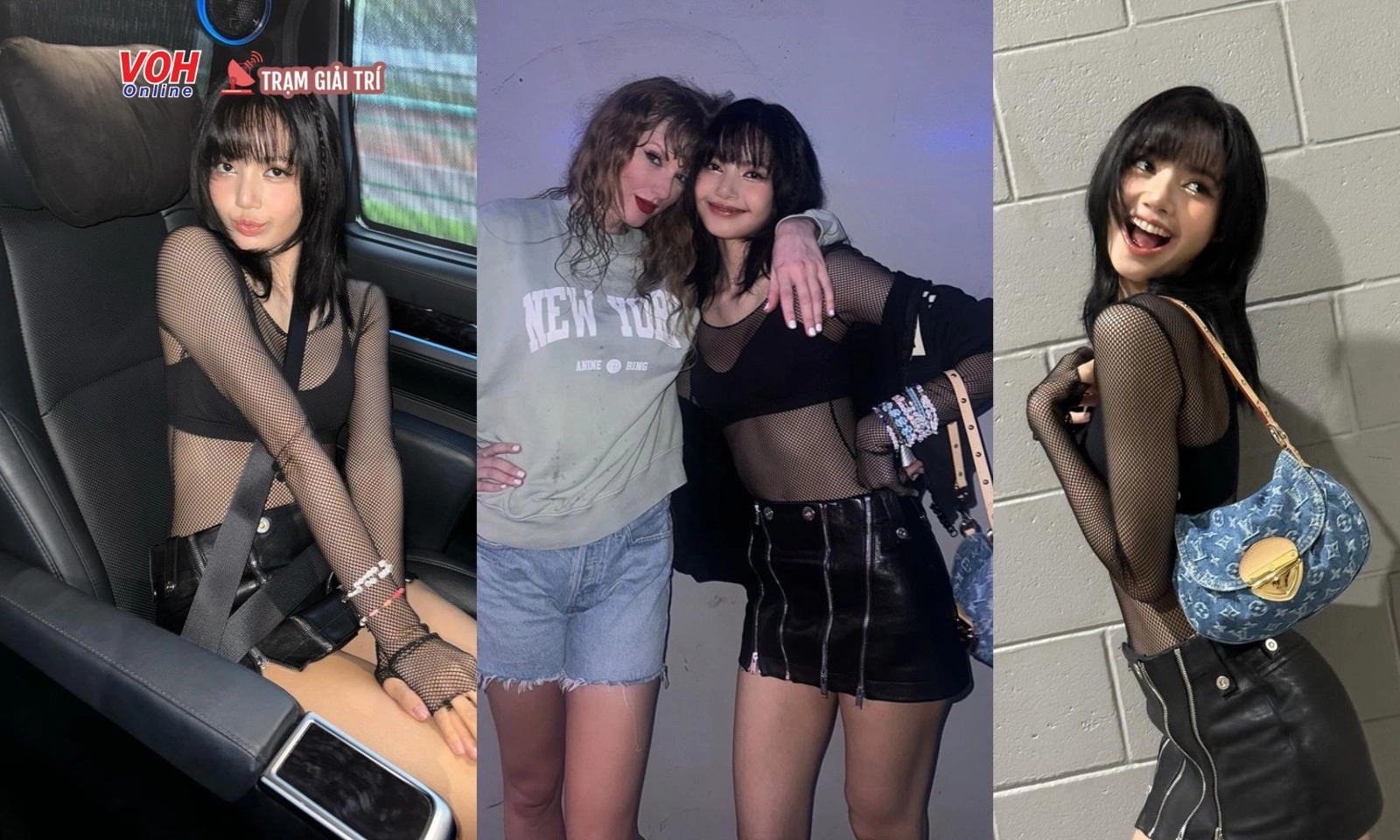 Lisa (BLACKPINK) đăng ảnh chụp cùng Taylor Swift hậu concert, dân tình rần rần soi outfit nàng idol